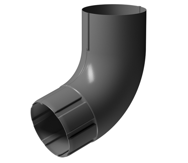 Колено 72° D90 Döcke STAL PREMIUM Графит, (RAL 7024) купить в Алапаевске