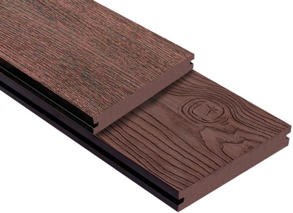 Террасная доска ДПК Outdoor 3D полнотелая STORM/OCEAN BROWN коричневая микс купить в Алапаевске