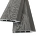 Заборная панель шип-паз EasyDecking Wood-Х 146х20 Серый купить в Алапаевске