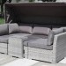 Диван-Трансформер AFINA плетеный из иск. ротанга AFM-320G Grey купить в Алапаевске