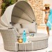 Диван-Трансформер AFINA плетеный из иск. ротанга AFM-325 Beige купить в Алапаевске