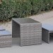 Диван-Трансформер AFINA плетеный из иск. ротанга S330G-W78 Grey купить в Алапаевске