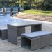 Диван-Трансформер AFINA плетеный из иск. ротанга S330G-W78 Grey купить в Алапаевске