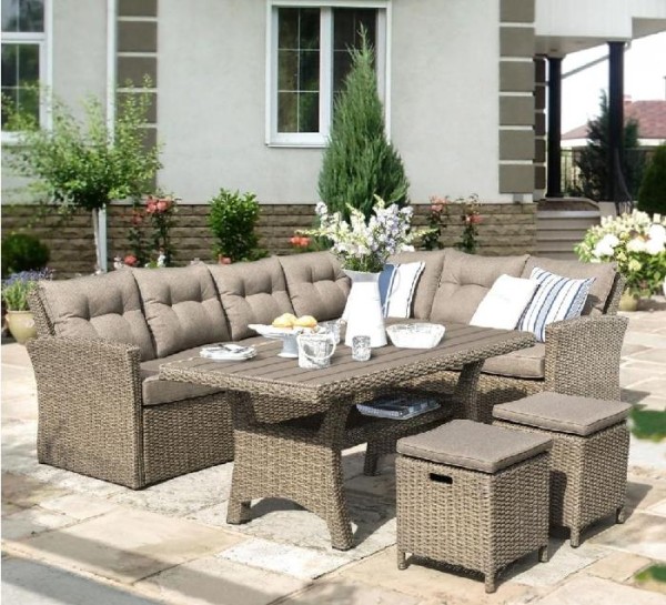 Комплект мебели AFINA плетеной из иск. ротанга AFM-307B Beige купить в Алапаевске