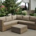 Комплект мебели AFINA плетеной из иск. ротанга YR825B Beige купить в Алапаевске