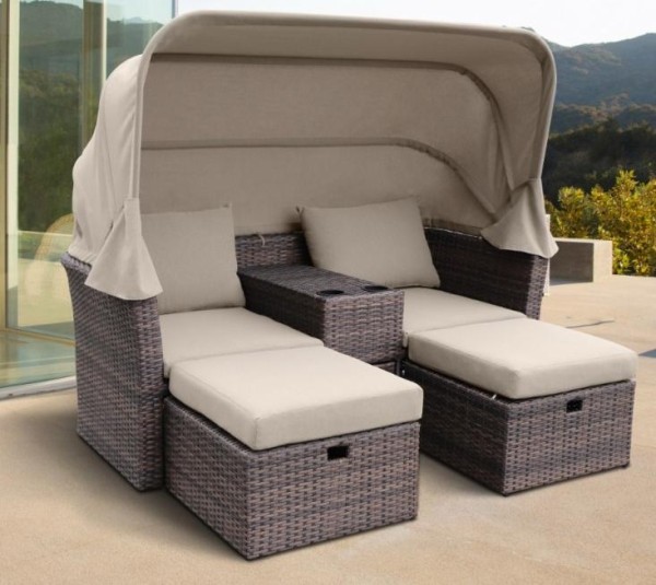 Комплект мебели AFINA плетеной из иск. ротанга AFM-330B Brown купить в Алапаевске