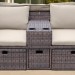 Комплект мебели AFINA плетеной из иск. ротанга AFM-330B Brown купить в Алапаевске