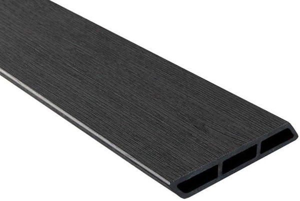 Доска Ромбус 3D ДПК Outdoor STORM BLACK черная купить в Алапаевске