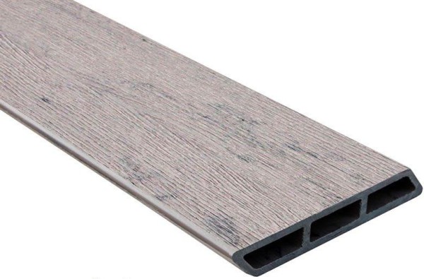 Доска Ромбус 3D ДПК Outdoor STORM GREY серая микс купить в Алапаевске