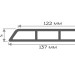 Доска Ромбус 3D ДПК Outdoor STORM GREY серая микс купить в Алапаевске