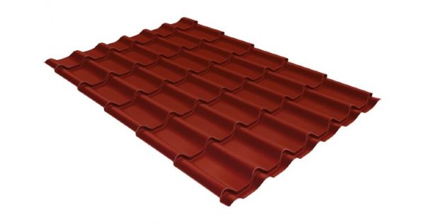 Металлочерепица классик 0,5 Satin RAL 3009 оксидно-красный купить в Алапаевске