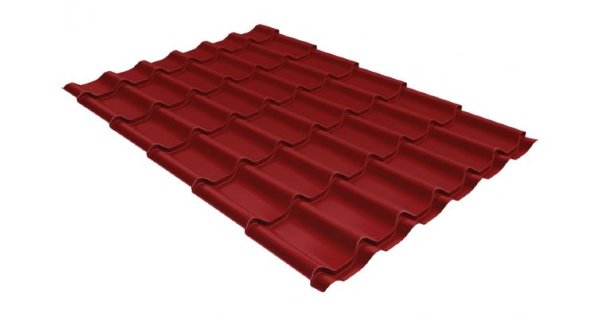 Металлочерепица классик 0,5 Satin RAL 3011 коричнево-красный купить в Алапаевске
