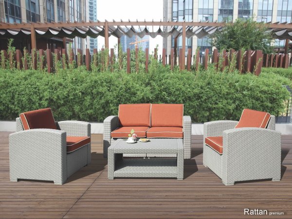 Уличные диваны и кресла коллекции Rattan Premium 4 купить в Алапаевске