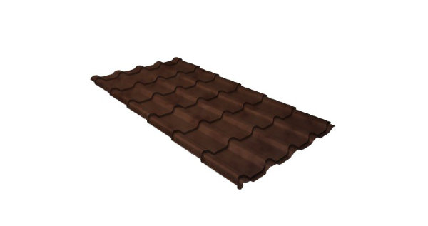 Металлочерепица камея 0,45 Safari Twincolor Brown купить в Алапаевске