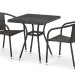 Комплект плетеной мебели AFINA из иск. ротанга T282BNT/Y137C-W53 Brown 2Pcs купить в Алапаевске