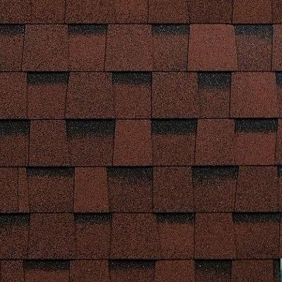 Двухслойная ламинированная черепица Shinglas, серия Фазенда – Красный купить в Алапаевске