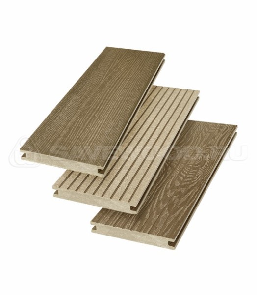 Террасная доска SW Fraxinus (R) полнотелая «SaveWood» Тик купить в Алапаевске