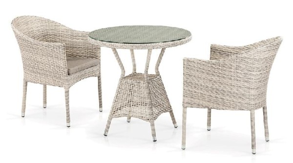 Комплект плетеной мебели AFINA из иск. ротанга T705ANT/Y350-W85 Latte 2Pcs купить в Алапаевске