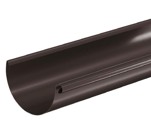 Водосток Aquasistem, система 150/100 - Водосточный желоб 3.00м RR 32 Тёмно Коричневый купить в Алапаевске