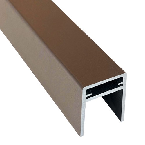 П-профиль Алюминиевый EasyDecking 35x25 Венге купить в Алапаевске
