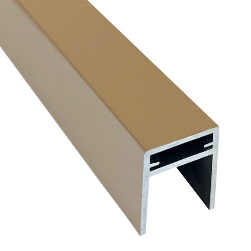 П-профиль Алюминиевый EasyDecking 35x25 Дуб купить в Алапаевске