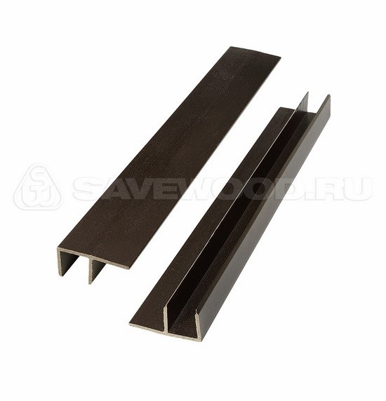 F-профиль ДПК Savewood – Тёмно-коричневый купить в Алапаевске