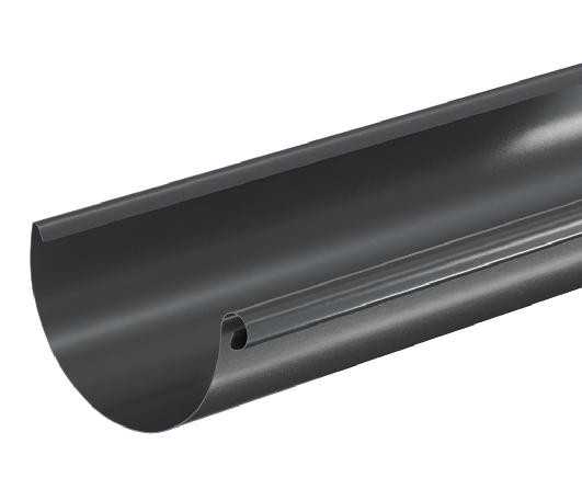 Водосток Aquasistem, система 150/100 - Водосточный желоб 3.00м RAL 7024 Тёмно-серый купить в Алапаевске