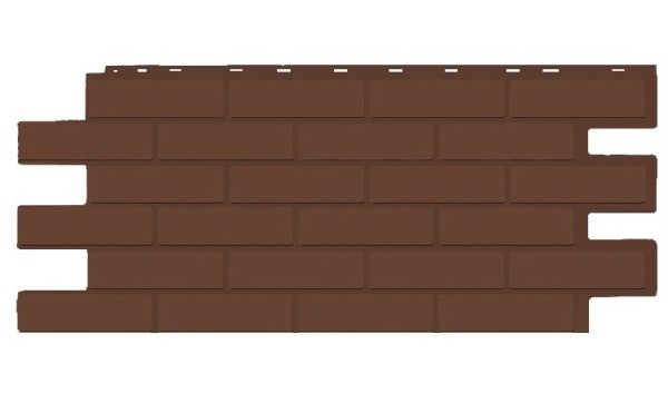 Фасадная панель T-Siding Кирпич Модерн Эко Браун купить в Алапаевске