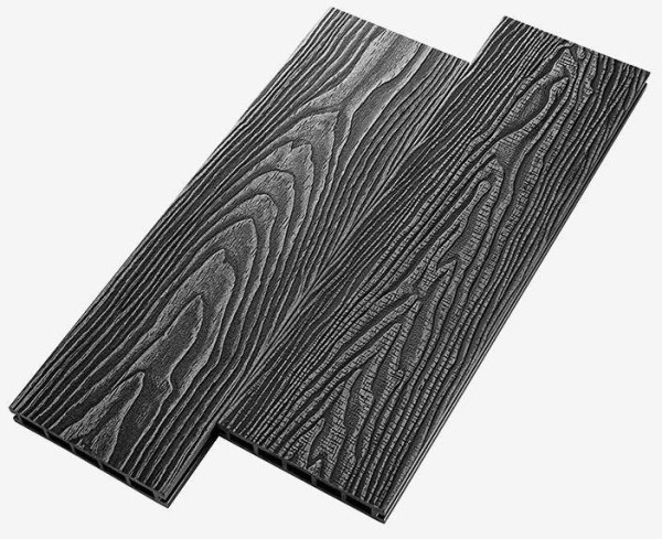 Террасная доска из ДПК RusDecking Unodeck Vintage - Графит купить в Алапаевске