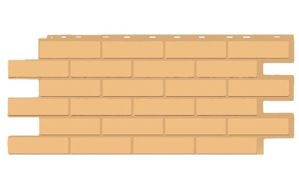 Фасадная панель T-Siding Кирпич Модерн Эко Крем купить в Алапаевске