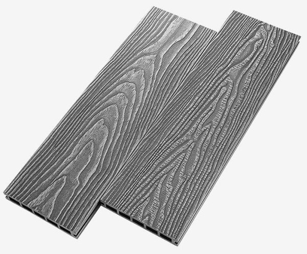 Террасная доска из ДПК RusDecking Unodeck Vintage - Серый купить в Алапаевске
